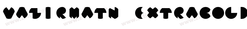 Vazirmatn ExtraBold字体转换